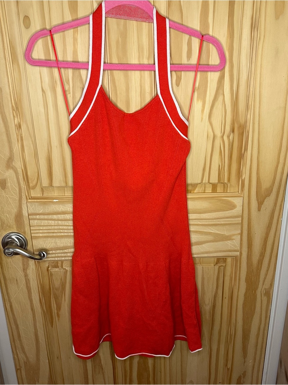 108 NWT Daily Practice Red Halter Dress- Size L